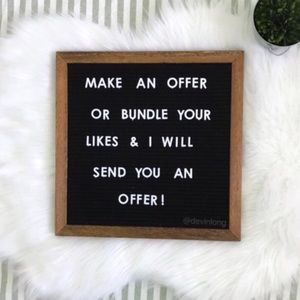 Make an offer💕